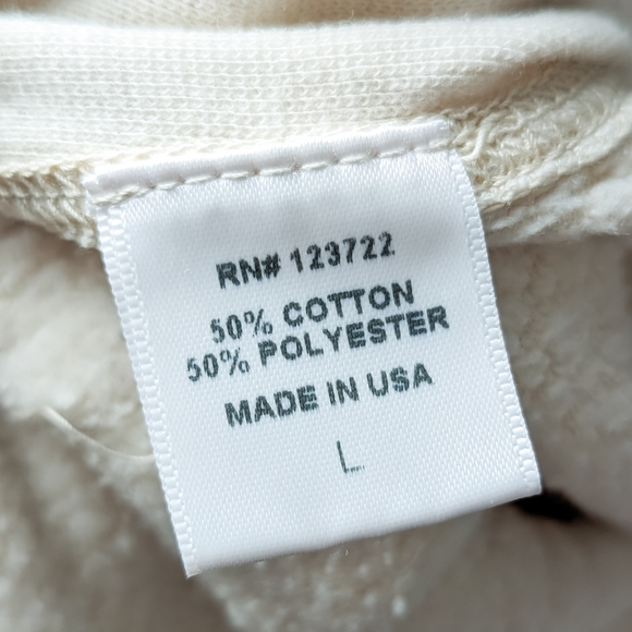 XIRENA Jenn Fleece Jumpsuit Cream One Piece Sweatsuit Tan Large - Picture 11 of 12